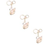 HQHYGM 2pcs Chain Purses Key Animals Womens Wallet Bag Hanging Pendant Metal Cartoon Keyrin Keychain Lady Bags Handbag