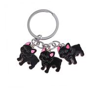 HQHYGM 2pcs Dog keying Pet Keychain Dog Keychain Ring Fashion Key Rings s for Women Pet Key Rings Metal Key Ring Cute Pendant Keyring Miss Car Animal