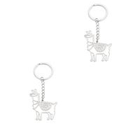 HQHYGM 2pcs Fluffy Keyring Backpack Keychains for Women Key Charm Aesthetic