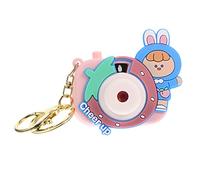 HQHYGM 2pcs Theme Keychain Keychain Pendant Cartoon Decorative Key Ring Novelty Keyring Ornament