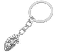 HQHYGM 3D Heart-Shaped Metal Keychain Doctors and Nurses, Medical Staff Ring Bag Charm, Sturdy Key Holder Gift for Healthcare Professionals