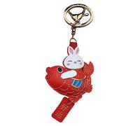 HQHYGM 3pcs Adorable Cartoon Keychain Portable Bag Pendant Kawaii Keyring for Women Delicate Animal Keychain Stylish Wear-Resistant Accessory