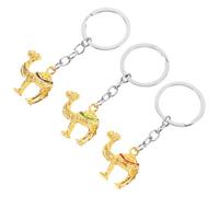 HQHYGM 3pcs Cute Camel Keychain Charm Camel Pendant Charms for Backpack Keychain Simulation for Travel Cute Animal