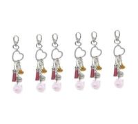 HQHYGM 3sets Custom Day Present 'i Love You' Pendant Keychain Handbag Accessory 2pcs*3