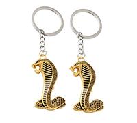 HQHYGM 6 Pcs Key Chain Mens Metal Wallets Chinese Keychain Portable Key Rings Stainless Steel Golden Man Lucky Party Bag