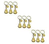 HQHYGM 9pcs Mouse Year Charm Keyring Wire Keychain Chinese Style Decor Ornament