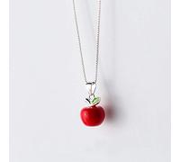 HQHYGM Adam's Even's Garden of Eden Fruit Red Pendant Necklace Fine Jewelry Gift For Girls Women