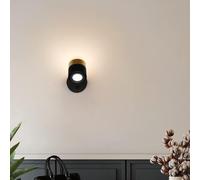 HQHYGM Adjustable Iron Art Wall Lamp - Warm White Light Versatile Downlight for Various Spaces (4.7x6.3in)