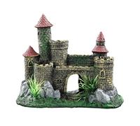 HQHYGM Aquarium Resin Decoration Fish Tank Hide Castle Ornament Artwork Collectible Decorative Building Decor Landscape Craft