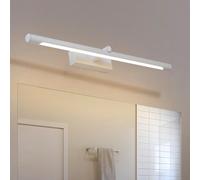 HQHYGM Bathroom Long Wall Lamp Vintage Waterproof Mirror Wall Acrylic Iron Industrial Interior Wall Light Minimalist Linear for Vanity Bedroom Living Room (56cm B Warm Light)