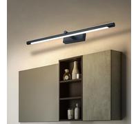 HQHYGM Bathroom Long Wall Lamp Vintage Waterproof Mirror Wall Acrylic Iron Industrial Interior Wall Light Minimalist Linear for Vanity Bedroom Living Room (56cm A Warm Light)