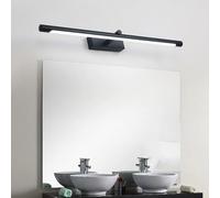 HQHYGM Bathroom Long Wall Lamp Vintage Waterproof Mirror Wall Acrylic Iron Industrial Interior Wall Light Minimalist Linear for Vanity Bedroom Living Room (46cm A Neutral Light)