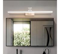 HQHYGM Bathroom Wall Light 180° Rotatable Wall Lamp 3000K/4000K/6000K 3 Color Temperature Wall Vanity Light Fixture Cabinet Wall Lights Hotel Indoor Bedside (White Neutral Light 50cm)