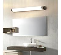 HQHYGM Bathroom Wall Light Above Mirror Wall Lamp Waterproof IP44 Wide Range Silver Bathroom Hotel Toilet Shower Room 3000K/4500K/6500K