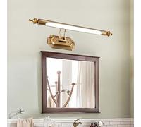 HQHYGM Bathroom Wall Light Mirror Front Wall Lamp Vintage Decorative Wall Waterproof Wall Long Strip for Pictures Frames Art Painting Vanity (White Light 47cm)