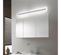 HQHYGM Battery Operated Wall Light Indoor USB Rechargeable Wall Lamp Long Curved Wall Creatively Decorative Wall Iron for Bedroom Living Room Corridor (White-White Light 100cm)