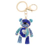 HQHYGM Bear Rings Wallets Key Chains for Car Keys Purses Purse Ornament Aesthetic Metal Child Small Keychain Cute
