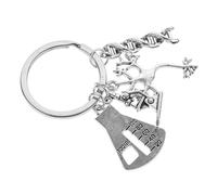 HQHYGM Biology Keychain Decorative Keychains Science Symbol Microscope Charms Teacher s Thank Themed s Biology Chemistry Sturdy s