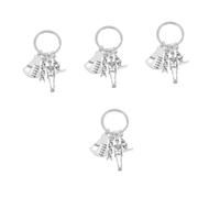 HQHYGM Biology Keychain Decorative Keychains Science Symbol Microscope Charms Teacher s Thank Themed s Biology Chemistry Sturdy s