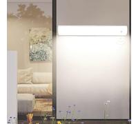 HQHYGM Black Long Strip Wall Light with Motion Sensor Aluminum Wall Lamp Exterior IP65 3000K/4500K/6000K Interior Wall Sconces Indoor Rainproof Acrylic for Villa Yard