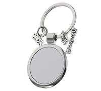 HQHYGM Blank Graduation Heat Transfer Metal Keychain for Men Unique Bag Pendant Meaningful