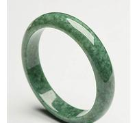 HQHYGM Brazalete de Jade Natural Guizhou Cui Pulsera Feng Shui Brazaletes de Color Verde Oscuro