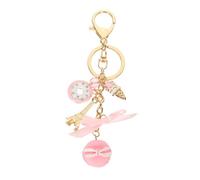 HQHYGM Chain Metal Trim Car Key Cake Decor Accessories Women Purse Charms for Handbags Dessert Shape Keychain Keys Hanging Pendant