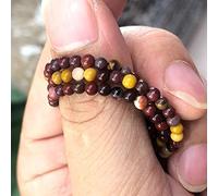 HQHYGM Charm Jewelry Guarantee Natural Stone Round Loose Beads Moonstone Amazonian Sandstone Lapis Gem Jewelry Bracelet Necklace 2 3 4mm (Color : Egg Yolk Stone, Size : 3mm 120 Beads)