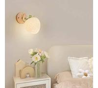 HQHYGM Child Wooden Wallp with Glass Ballkids Room Wallp Boy Girl Bedsidep Wall Light Night Light for Bedroom Liviroom