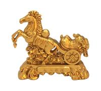 HQHYGM Chinese Statue Animal Sculpture Table Decoration Home Decor Horse Figurine for Bookcase Living Room Bedroom, 8cmx8.5cm