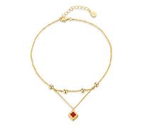 HQHYGM Clavicle Necklace Female Student Love Four Stud Earrings Gift Household