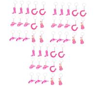 HQHYGM Cowboy Key Chain Girly Women Bag The Girlfriend Cute Keychains Wallet Cowgirl Keychain Novelty Cowgirl Merchandise Coin Pentagram Key Back Keychain Locket PVC