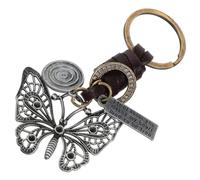 HQHYGM Creative Key Chain Bags Carabiner Keychain Holder Wrist Wraps Car Key Bracelet Locket Key Ring Butterfly Pendant Keyring Bag Hanging Decoration Key Decoration Bag Pendant