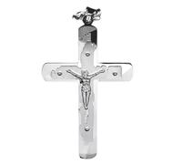 HQHYGM Crucifix Necklace Men, Religion Cross Necklace with Jesus On It - Hip Hop Crucifix Pendant For Men, Jesus Cross Necklace For Christmas Thanksgiving Gifts