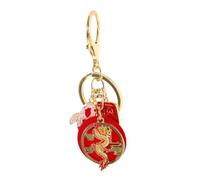 HQHYGM Dragon Year Keychain Japanese Koi Fish Fortune Charm Bag Pendant Elegant Feng Shui Symbol of Prosperity and Luck Stylish Hanging Accessory