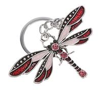 HQHYGM Dragonfly Ring Wallet Keys Purse Holders for Your Car Bag Charm Decorative Key Chain Handbag Blue Zinc Miss Backpack Animal Keychain