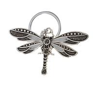 HQHYGM Dragonfly Ring Wallet Keys Purse Holders for Your Car Bag Charm Decorative Key Chain Handbag Blue Zinc Miss Backpack Animal Keychain