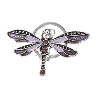 HQHYGM Dragonfly Ring Wallet Keys Purse Holders for Your Car Bag Charm Decorative Key Chain Handbag Blue Zinc Miss Backpack Animal Keychain