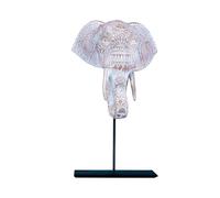 HQHYGM Elephant Statue Animal Sculpture Collectible Decorative Resin Art Figurine Desktop Decor for Bedroom Walkway Countertop Party