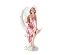 HQHYGM European Angel Princess Figurine Desktop Ornament Tabletop Craft Resin Sculpture for Living Room Home Bedroom Cabinets Office, Style B