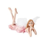 HQHYGM European Angel Princess Figurine Desktop Ornament Tabletop Craft Resin Sculpture for Living Room Home Bedroom Cabinets Office, Style E