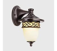 HQHYGM Exterior Lantern Retro Outdoor Lights Porch Lamp Outside Mount Fixtures Glass Wall Sconces for Front Door Garage Garden House