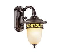 HQHYGM Exterior Lantern Retro Outdoor Lights Porch Lamp Outside Mount Fixtures Glass Wall Sconces for Front Door Garage Garden House