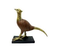 HQHYGM Figurine Statue Decoration Bird Ornament Crafts Gifts Decorative Collection Sculptures Prop for Housewarming Hotel, Dark Wood Pattern