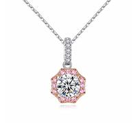 HQHYGM Flower-Shaped Initial Necklaces Pendant for Fine Jewelry Gift