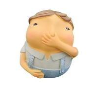 HQHYGM Holding Nose Bathroom Statue, Funny Resin Figurine, Quirky Boy/Girl Sculpture, Hilarious Desktop Decor, Shelf Ornament, Home Decoration, Boys, 8.1x6.4x6.4cm for Girls