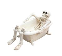 HQHYGM in The Bath Tub Flower Pot Resin Horror Scene Unique Ornaments Halloween Decoration for Backyard Yard Office Lawn