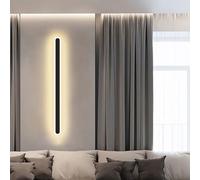 HQHYGM Indoor Wall Lamp Black Oval Wall Light 3000K/4500K/6000K Wall Mounted Acrylic Wall Suitable for Kitchen Bedroom Corridor Stairs Balcony Decorative Wall