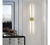 HQHYGM Indoor Wall Lamp Long Strip Wall Mounted Light Nordic Style Wall Minimalist Background Decoration for Bedroom Mirror Stairs 3000K/4500K/6000K Nightlight