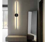 HQHYGM Indoor Wall Lamp Long Strip Wall Mounted Light Nordic Style Wall Minimalist Background Decoration for Bedroom Mirror Stairs 3000K/4500K/6000K Nightlight